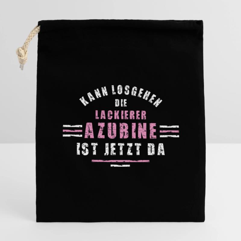 Painter Trainee Apprenticeship Painter Closable cotton gift bag (14x20cm)