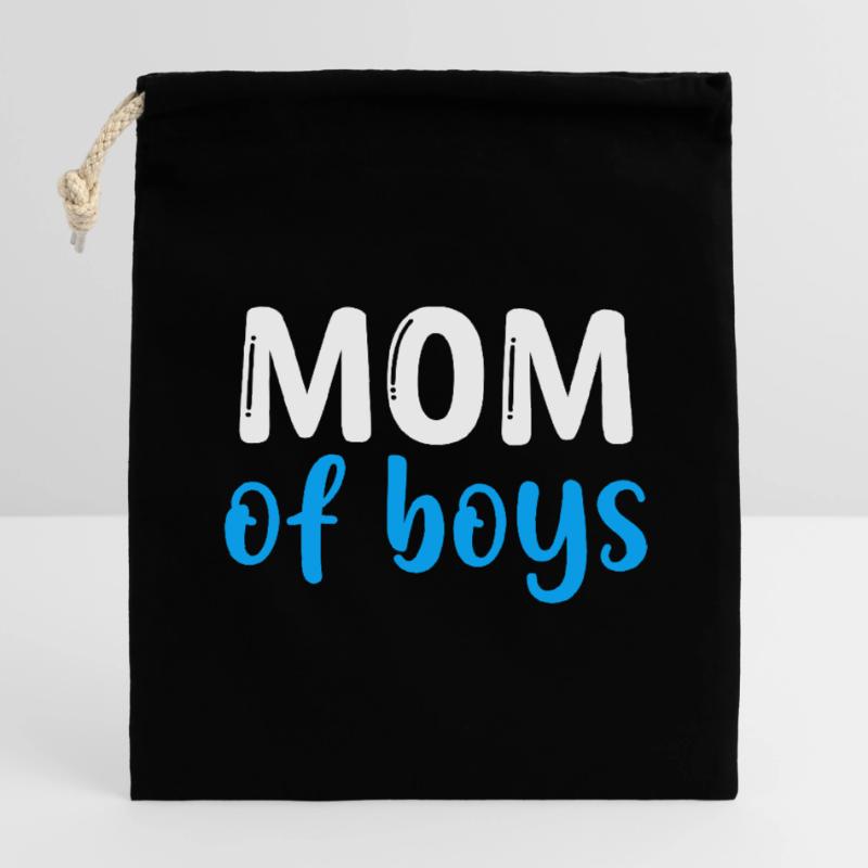 Mutter der Jungen – Beste Mutter – Muttertag Verschließbarer Geschenkbeutel aus Baumwolle (14x20cm)
