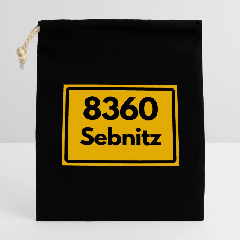 8360 SAXONY 01855 SEBNITZ OLD POSTCODE ZIP CODE Closable cotton gift bag (14x20cm)