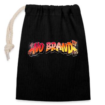 Pas de marque - Graffiti - Sac cadeau en coton avec cordon (14 x 20 cm) - noir - Devant