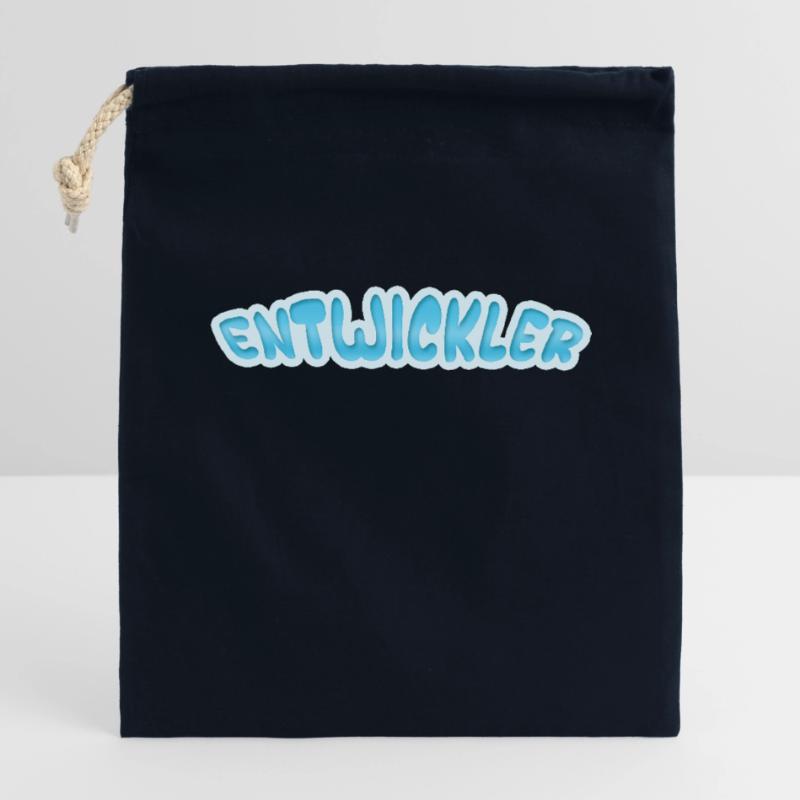 Developer Developer Closable cotton gift bag (14x20cm)