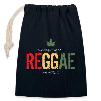 Rock Reggae Disco Punk Musik Kleidung - Verschließbarer Geschenkbeutel aus Baumwolle (14x20cm) - Navy - Vorne