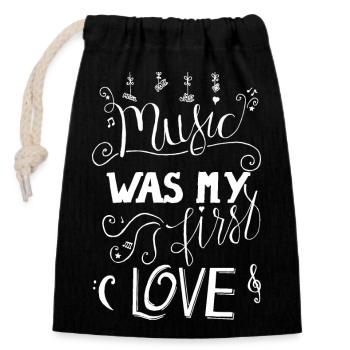 Musik Pop Rock Metal Country Shirt Geschenk - Verschließbarer Geschenkbeutel aus Baumwolle (14x20cm) - Schwarz - Vorne