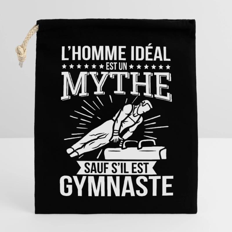 Der ideale Mann ist ein Mythos, es sei denn, er ist ein Turner Verschließbarer Geschenkbeutel aus Baumwolle (14x20cm)