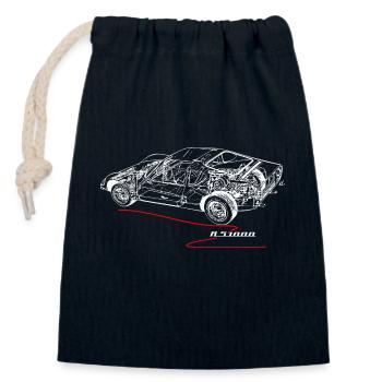 Melkus RS 1000 - GDR Racing - Closable cotton gift bag (14x20cm) - navy - Front