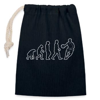 Basketball Basketballliebhaber Basketballer Verein - Verschließbarer Geschenkbeutel aus Baumwolle (14x20cm) - Navy - Vorne