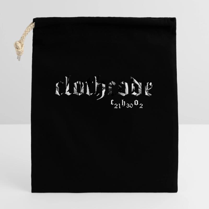 THC clothcode c21h30o2 Closable cotton gift bag (14x20cm)