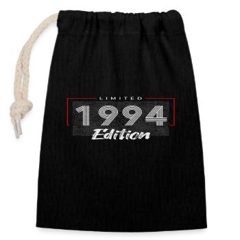 Légende du 30e anniversaire depuis 1994 - Sac cadeau en coton avec cordon (14 x 20 cm) - noir - Devant