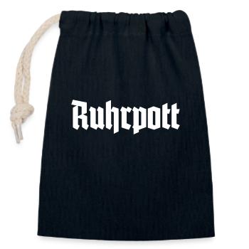 Ruhrpott - Pott - Bergbau - Kumpel - Ruhr - Shirt - Verschließbarer Geschenkbeutel aus Baumwolle (14x20cm) - Navy - Vorne