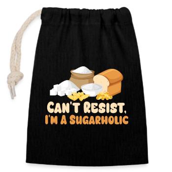 T-shirt graphique Sugarholic Kitchen - Sac cadeau en coton avec cordon (14 x 20 cm) - noir - Devant
