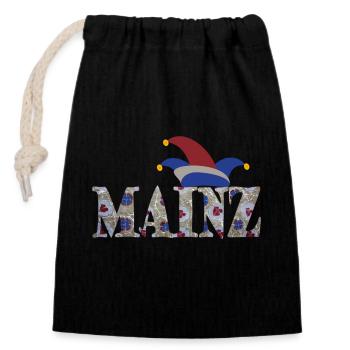 mainz carnival e 207 - Closable cotton gift bag (14x20cm) - black - Front