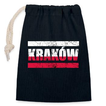 Krakau Polska Polen Geschenk Kraków Krakow - Verschließbarer Geschenkbeutel aus Baumwolle (14x20cm) - Navy - Vorne