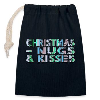 Mignon Dork Couples Drôle Citation Animal - Sac cadeau en coton avec cordon (14 x 20 cm) - bleu marine - Devant