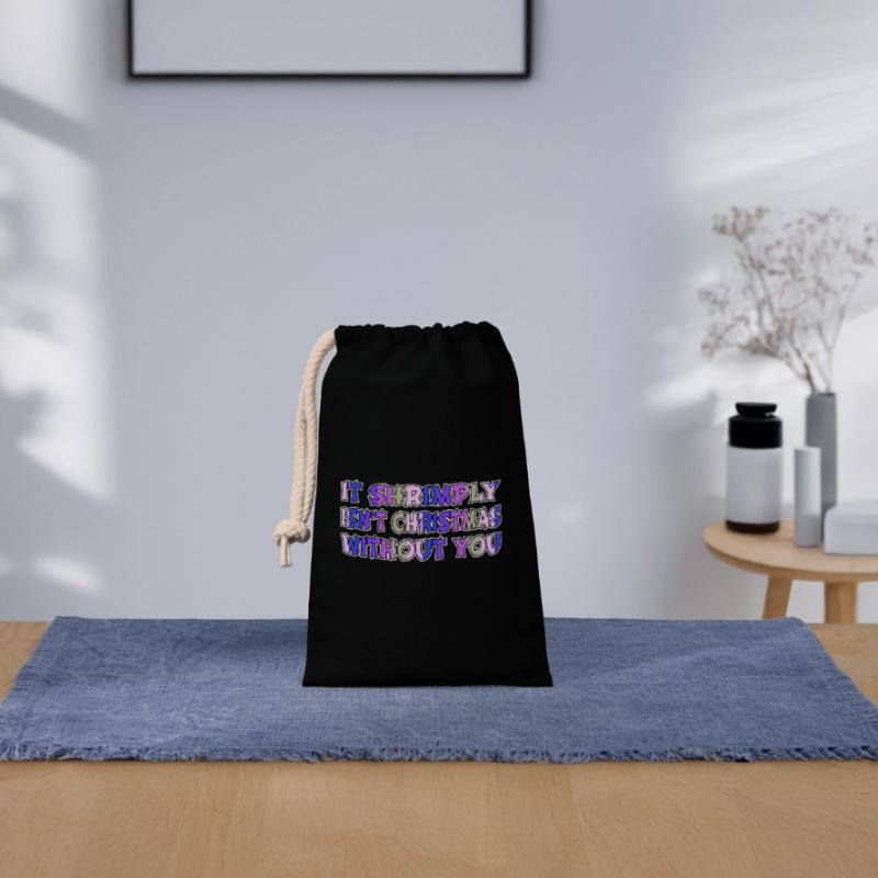 Comic Awesome Under The Tree Beach Fun Sac cadeau en coton avec cordon (14 x 20 cm)