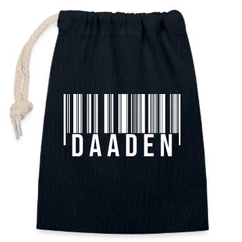 Daaden Westerwald - Verschließbarer Geschenkbeutel aus Baumwolle (14x20cm) - Navy - Vorne