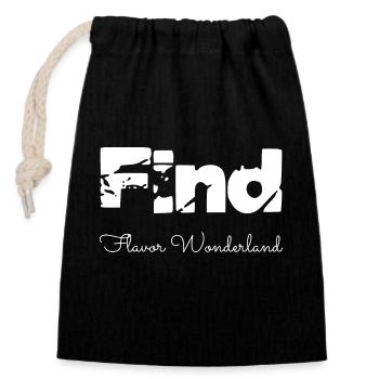 New Horizons Food Enchantment Kitchen Sorcery Cool - Closable cotton gift bag (14x20cm) - black - Front