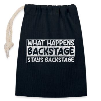 Theater Schauspiel Spiel Techniker - Verschließbarer Geschenkbeutel aus Baumwolle (14x20cm) - Navy - Vorne