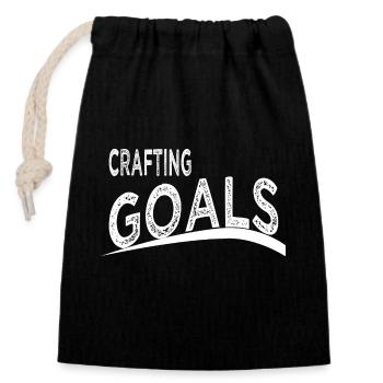 Résolution de problèmes Athlète Humour Design Idéation - Sac cadeau en coton avec cordon (14 x 20 cm) - noir - Devant
