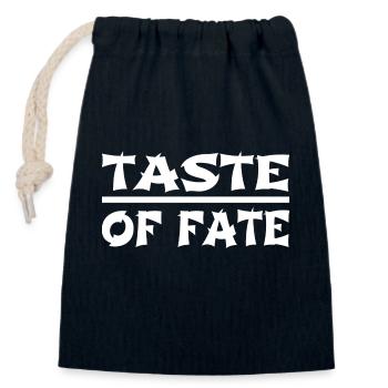 life's journey culinary creations awesome - Closable cotton gift bag (14x20cm) - navy - Front