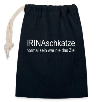 Top moderner T-Shirt Design Must have 2024 - Verschließbarer Geschenkbeutel aus Baumwolle (14x20cm) - Navy - Vorne