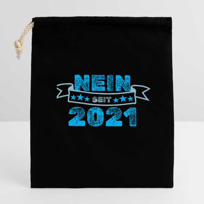 2021 Sac cadeau en coton avec cordon (14 x 20 cm)