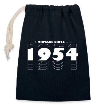 Das Beste aus 1954, 71. Geburtstagsparty, zeitlos - Verschließbarer Geschenkbeutel aus Baumwolle (14x20cm) - Navy - Vorne