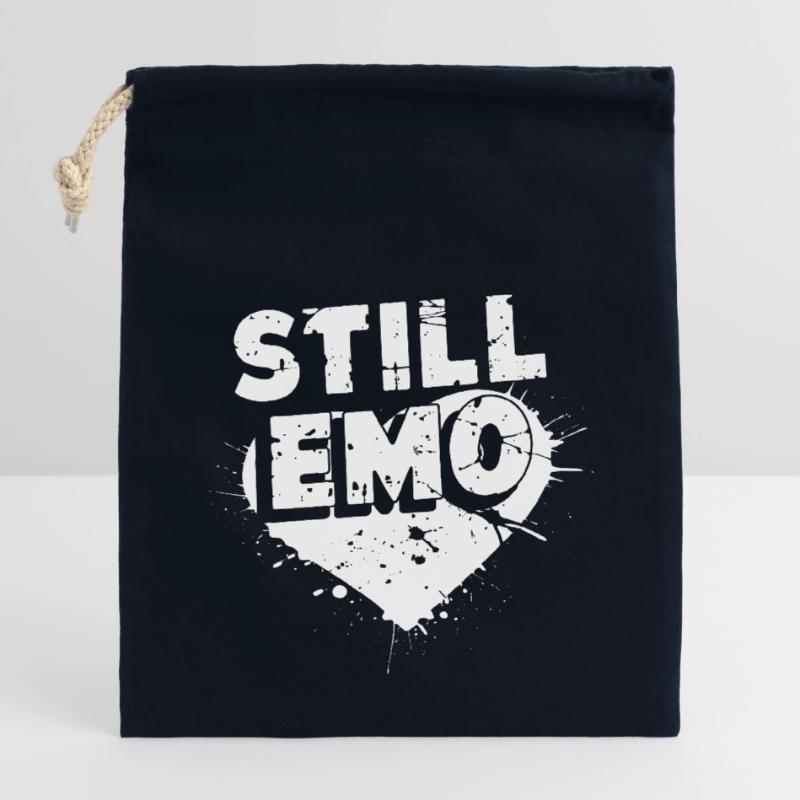 Still Emo! Emo Goth Alternative Closable cotton gift bag (14x20cm)