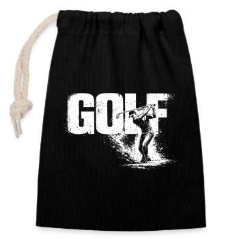 Golf Shirt Golf Mode Activated Golfer Gift - Verschließbarer Geschenkbeutel aus Baumwolle (14x20cm) - Schwarz - Vorne