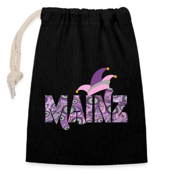 mainz carnival e 6 - Closable cotton gift bag (14x20cm) - black - Front