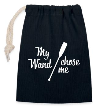 ramer - Sac cadeau en coton avec cordon (14 x 20 cm) - bleu marine - Devant