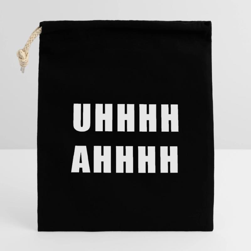 Exclamation Sac cadeau en coton avec cordon (14 x 20 cm)
