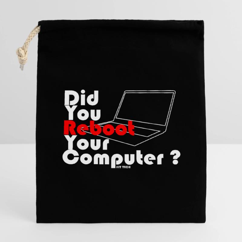 Did you reboot your computer? IT TECH Sac cadeau en coton avec cordon (14 x 20 cm)