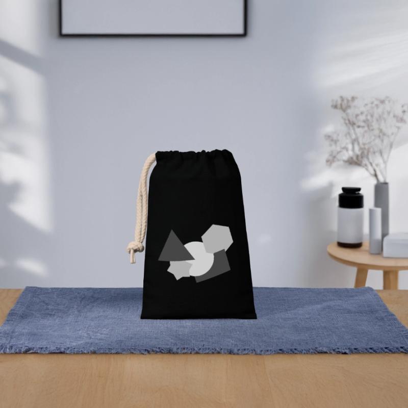Form Closable cotton gift bag (14x20cm)