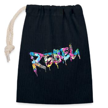 Rebel Rebels Lustige Retro Musik Hip Hop Rocknroll - Verschließbarer Geschenkbeutel aus Baumwolle (14x20cm) - Navy - Vorne