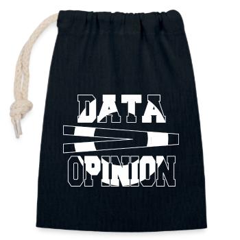 Humor Fun Joke Gift Idea Dads Favorite - Closable cotton gift bag (14x20cm) - navy - Front