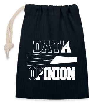 gift clinical informatics specialisttshirts geek - Closable cotton gift bag (14x20cm) - navy - Front