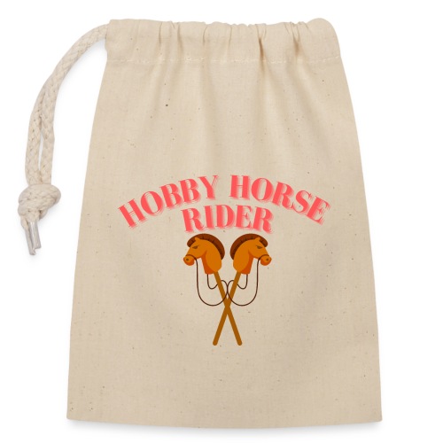 Hobby Horse Riding: Zeigen Sie Ihre Leidenschaft - Verschließbarer Geschenkbeutel aus Baumwolle (14x20cm)
