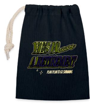 Swimming Pool Tshirts Swimming Pool - Closable cotton gift bag (14x20cm) - navy - Front