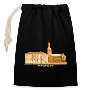 Bad Segeberg Schleswig-Holstein Karl May Festival - Closable cotton gift bag (14x20cm) - black - Front