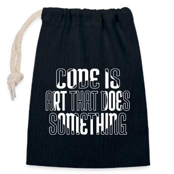 Doctor Health Informatics Specialist Tshirts BDAY - Closable cotton gift bag (14x20cm) - navy - Front