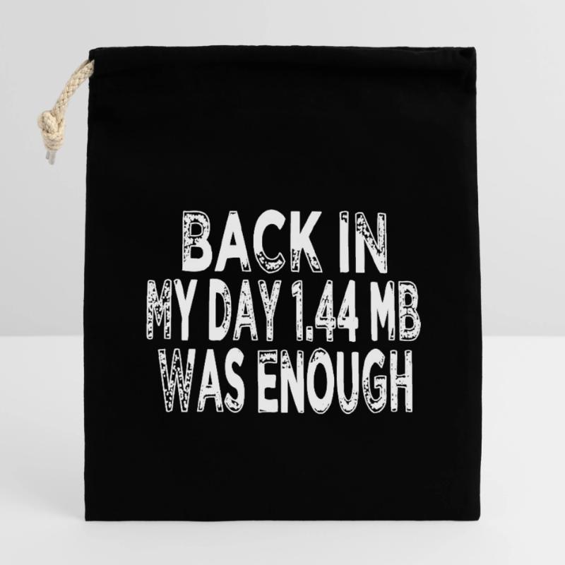 Père du langage de programmation informatique Sac cadeau en coton avec cordon (14 x 20 cm)