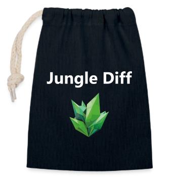 league legend Jungle Diff Weiß - Verschließbarer Geschenkbeutel aus Baumwolle (14x20cm) - Navy - Vorne