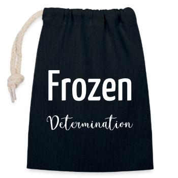 resilience mindset sayings fun hockey games - Verschließbarer Geschenkbeutel aus Baumwolle (14x20cm) - Navy - Vorne