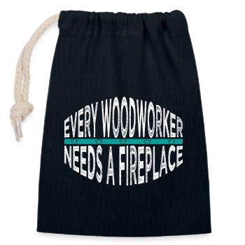 americas mason funshirt - Verschließbarer Geschenkbeutel aus Baumwolle (14x20cm) - Navy - Vorne