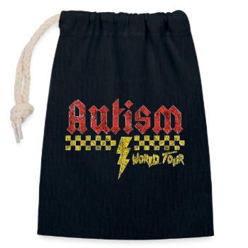 Autism awareness different different better - Closable cotton gift bag (14x20cm) - navy - Front