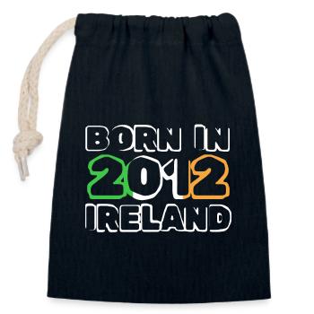 Ireland 2012 - Verschließbarer Geschenkbeutel aus Baumwolle (14x20cm) - Navy - Vorne