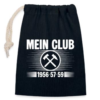Erzgebirge Club - Verschließbarer Geschenkbeutel aus Baumwolle (14x20cm) - Navy - Vorne