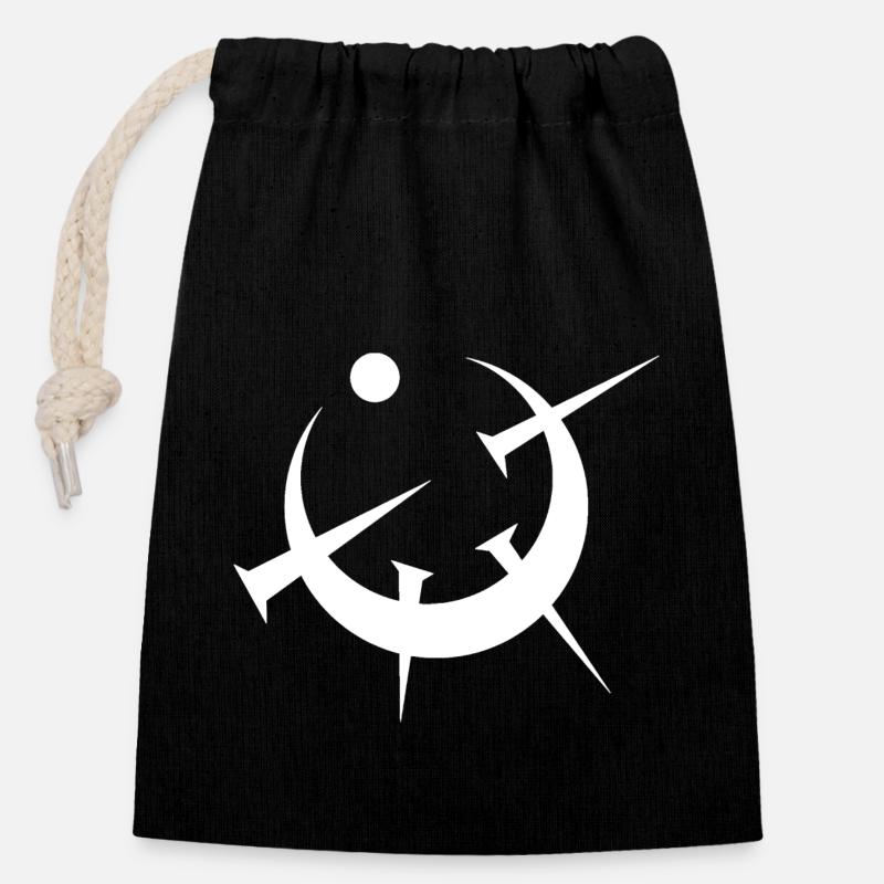 Archive Stormlight - Sac cadeau en coton avec cordon (14 x 20 cm) - noir