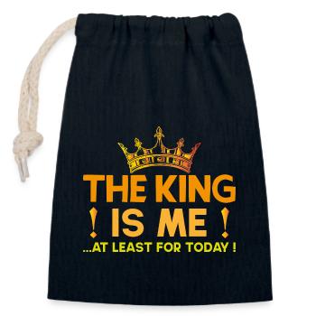 Kings Day, Geschenk für Kings Day! - Verschließbarer Geschenkbeutel aus Baumwolle (14x20cm) - Navy - Vorne