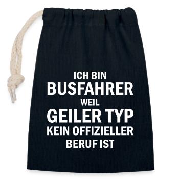 Handwerker Handyman Handwerk Werkzeug Baustelle - Verschließbarer Geschenkbeutel aus Baumwolle (14x20cm) - Navy - Vorne